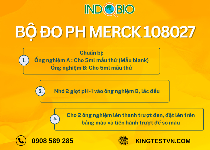 Cách sử dụng bộ đo pH Merck 108027